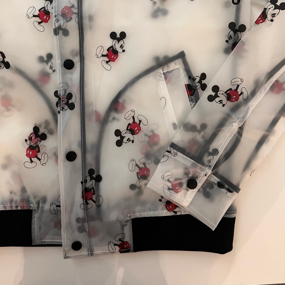 Transparent Mickey Bomber Jacket - Rain Jacket / raincoat - Picture 3 of 5